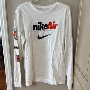 Nike Air White Long Sleeve Shirt